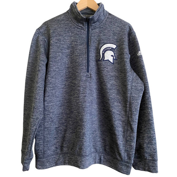 adidas Other - Adidas Team Issue Michigan State Spartans 1/4 Zip Pullover‎ Men’s XL EUC